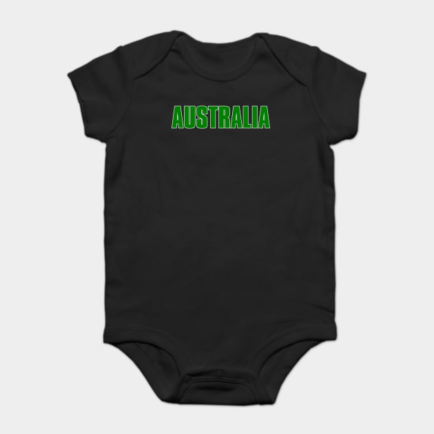Australia Baby Bodysuit by Timeless Chaos